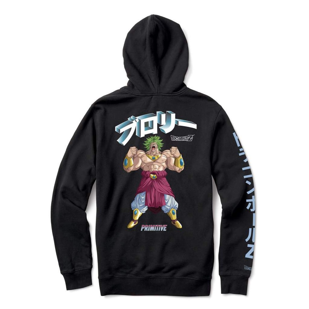 Primitive X Dragon Ball Z Broly Hoodie Size Small